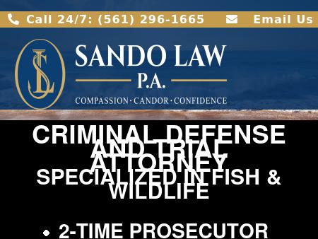 Sando Law, P.A. Palm Beach Gardens Office