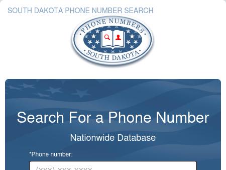 South Dakota Phone Number Lookup
