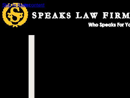 Speaks Law Firm - Workers Compensation Division