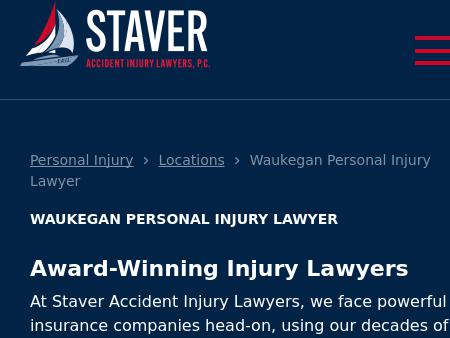 Staver Accident Injury Lawyers, P.C. Waukegan