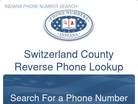 Switzerland County Phone Number Search