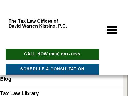 Tax Law Offices of David W. Klasing