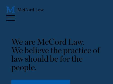 The Law Office of Matthew M. McCord, P.C.