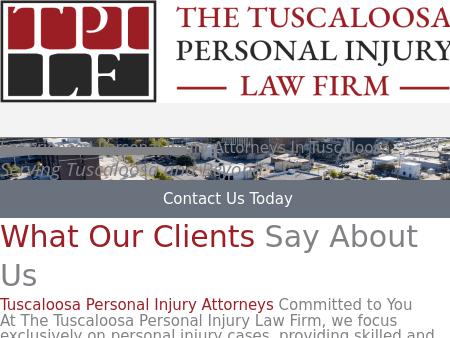 The Tuscaloosa Personal Injury Law Firm