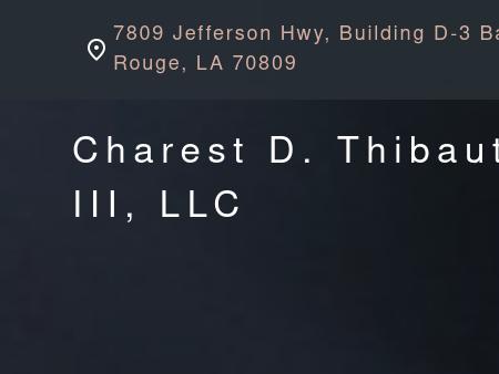 Thibaut, Charest D III