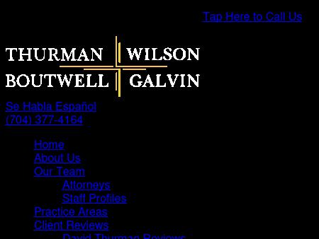 Thurman Wilson Boutwell & Galvin PA