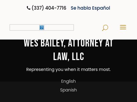 Wes Bailey Attorney at Law, LLC