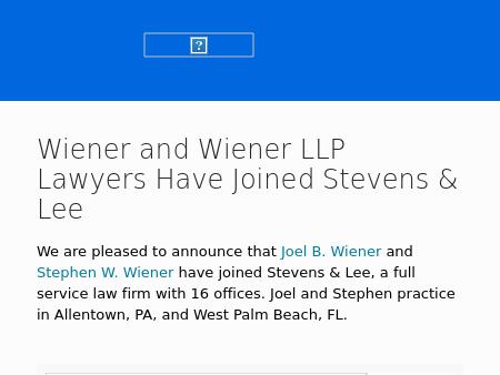 Wiener and Wiener LLP