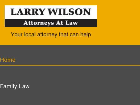 Wilson Larry Attorney At Law