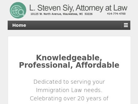 Wisconsin Immigration Attorney Steven L Siy