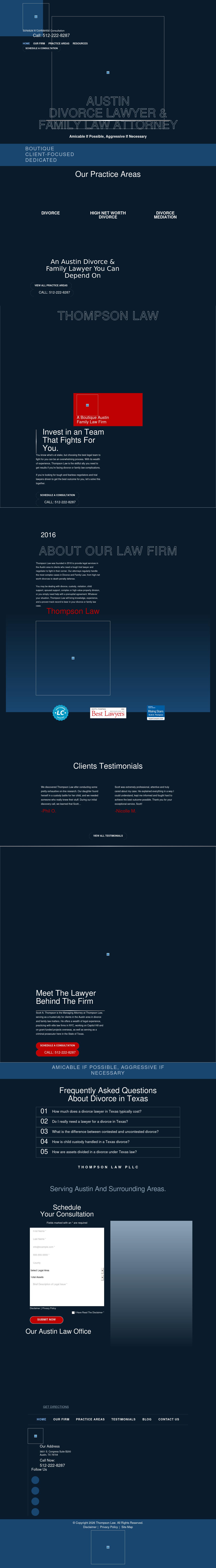 Thompson Law - Austin TX Lawyers