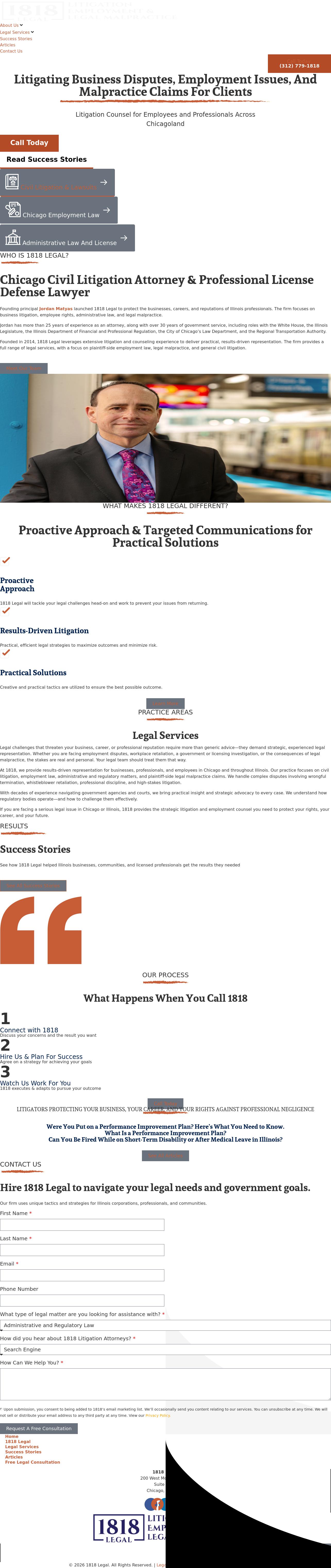 Write the address EXACTLY like it is on the Google Business Profile. - Chicago IL Lawyers