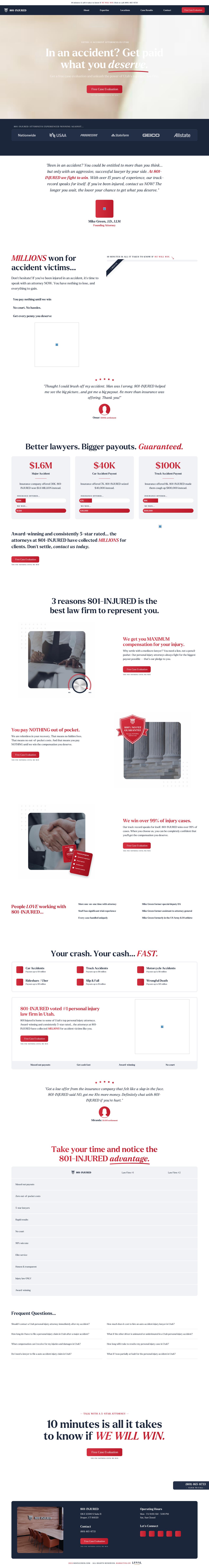 801-INJURED - Salt Lake City UT Lawyers