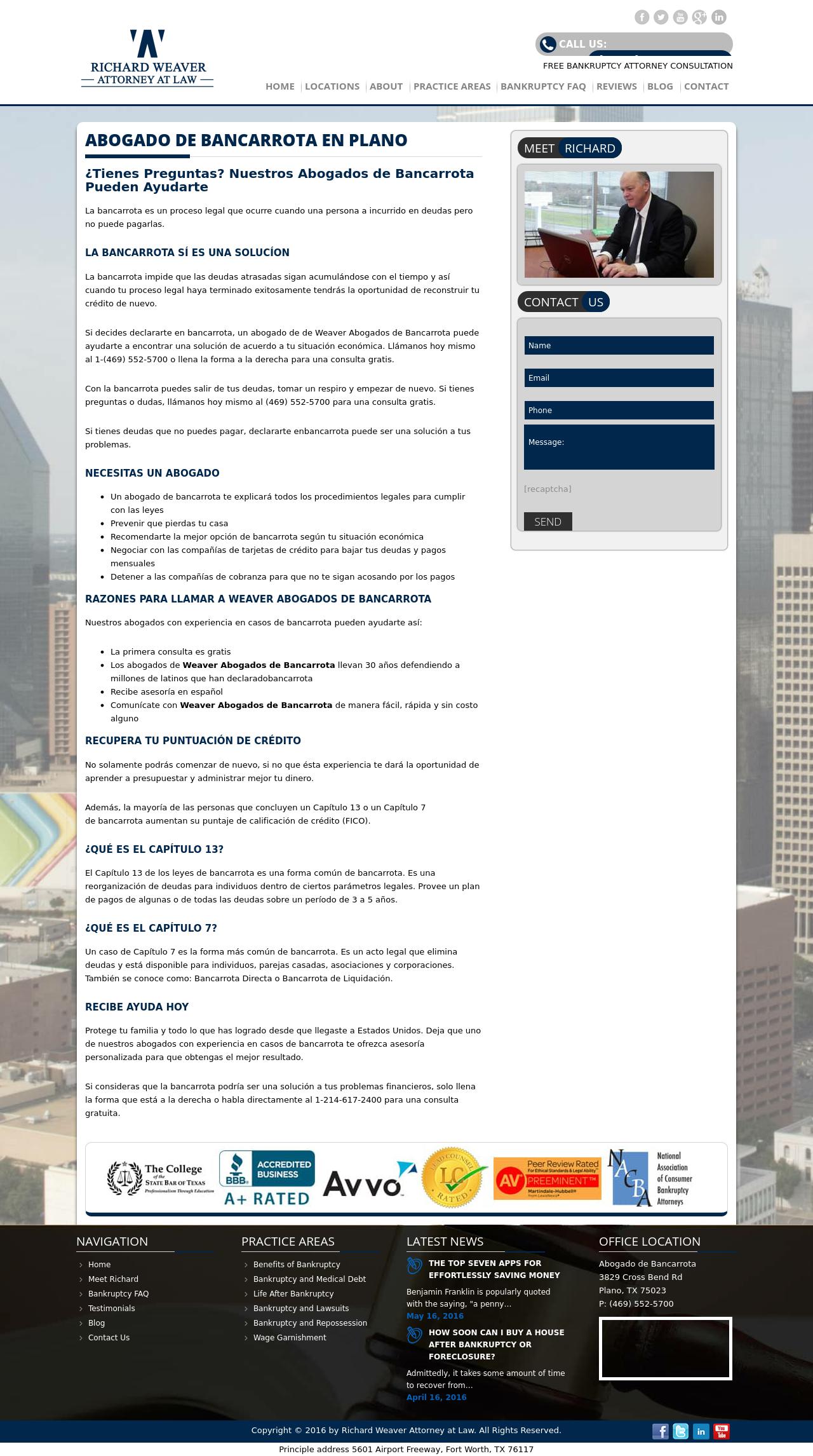 Abogado De Bancarrota - Plano TX Lawyers