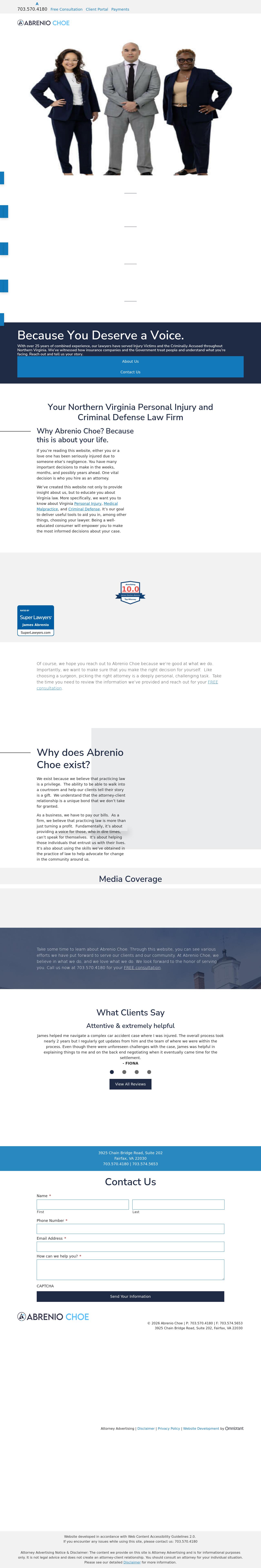 Abrenio Law - Fairfax VA Lawyers