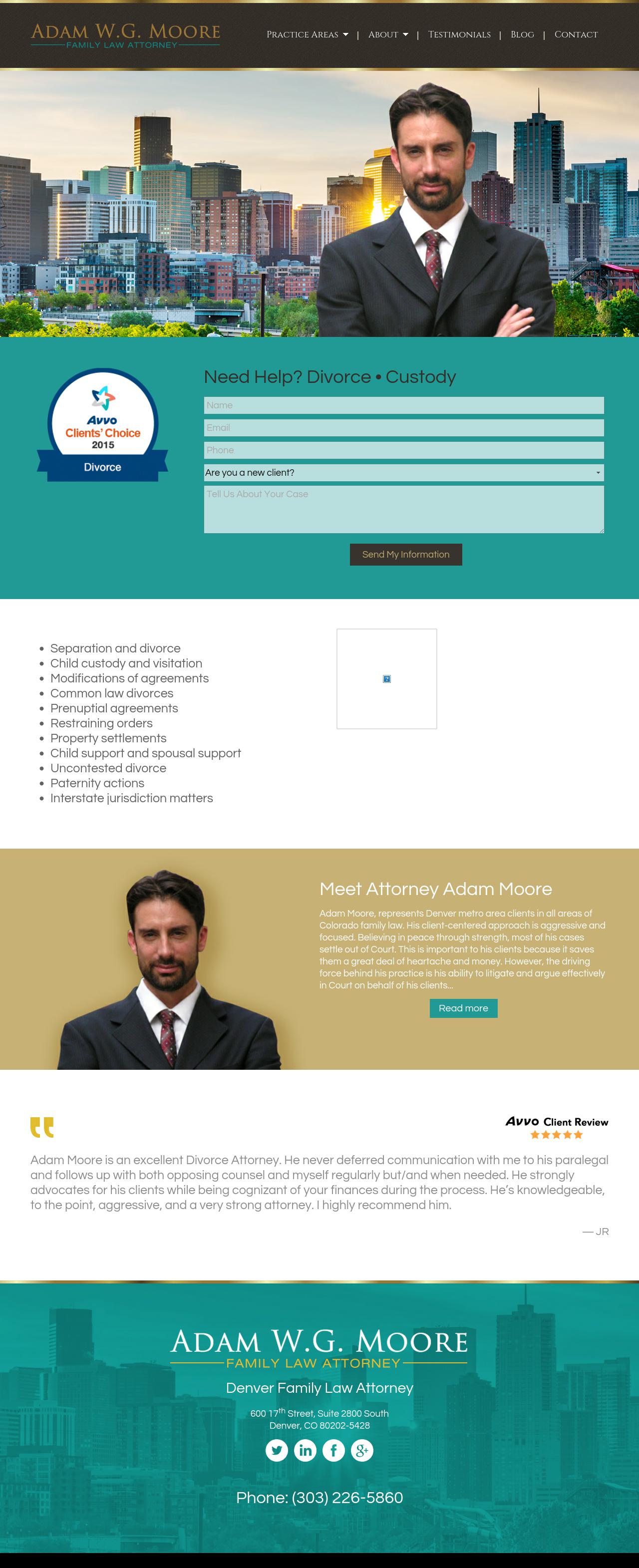 Adam W.G. Moore, LLC - Denver CO Lawyers