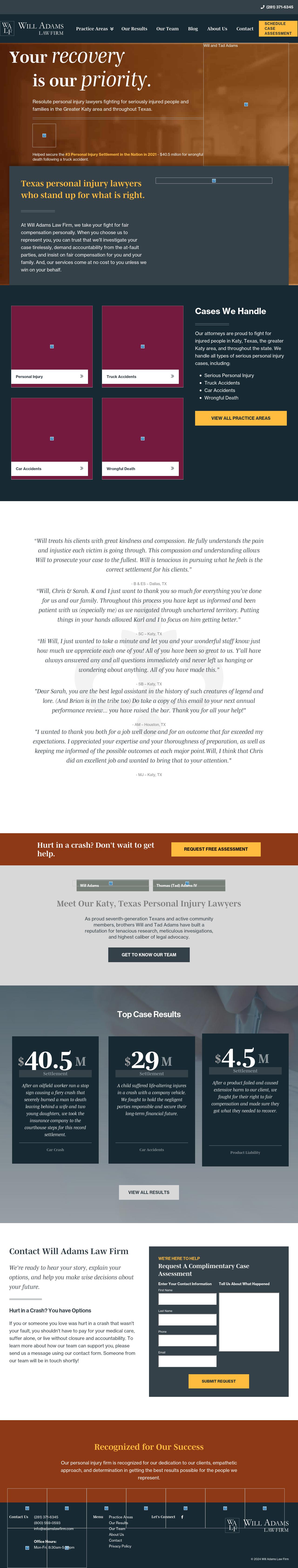 Adams Law Firm - Katy TX Lawyers