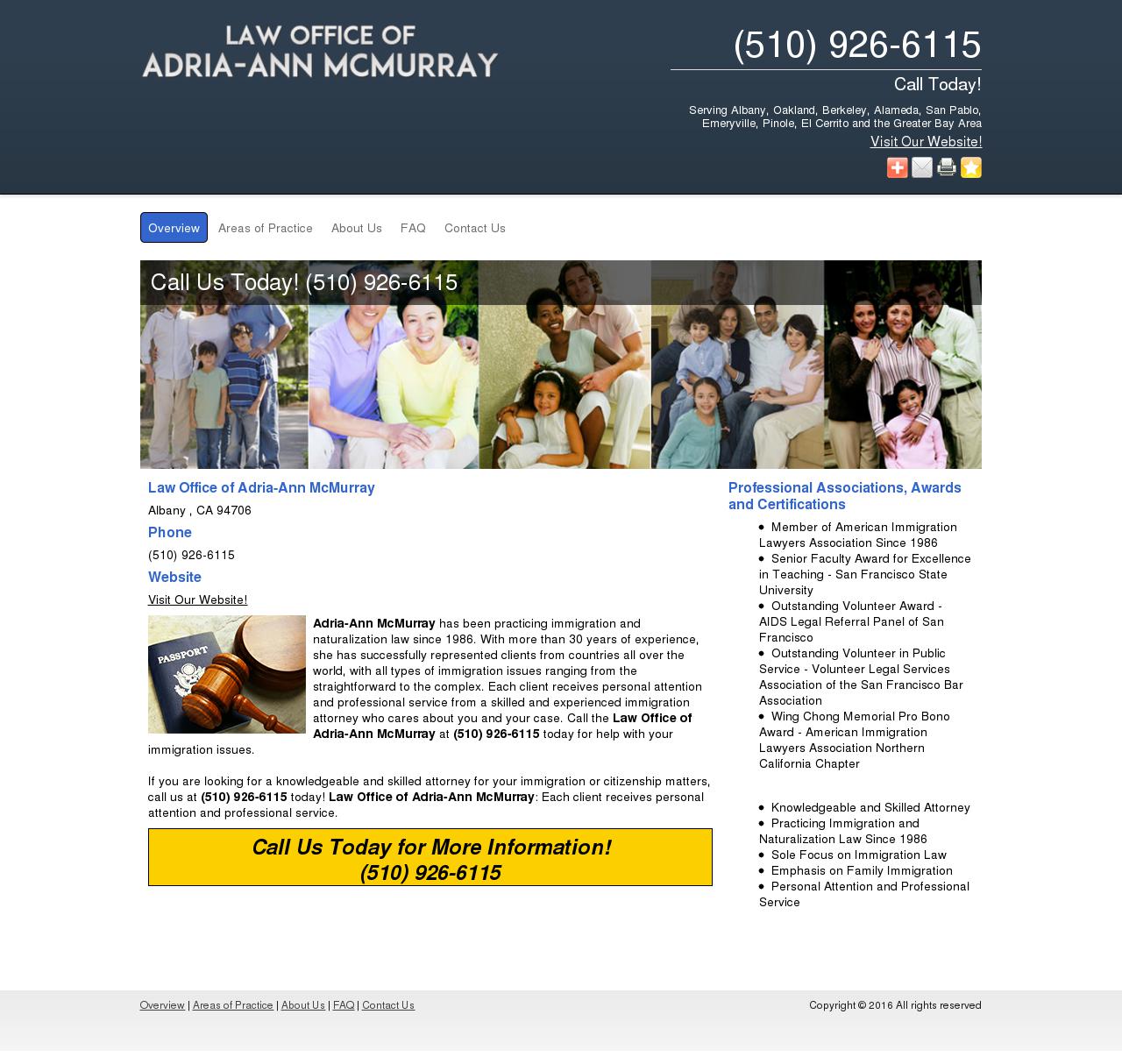 Adria-Ann McMurray Law Office of - Albany CA Lawyers