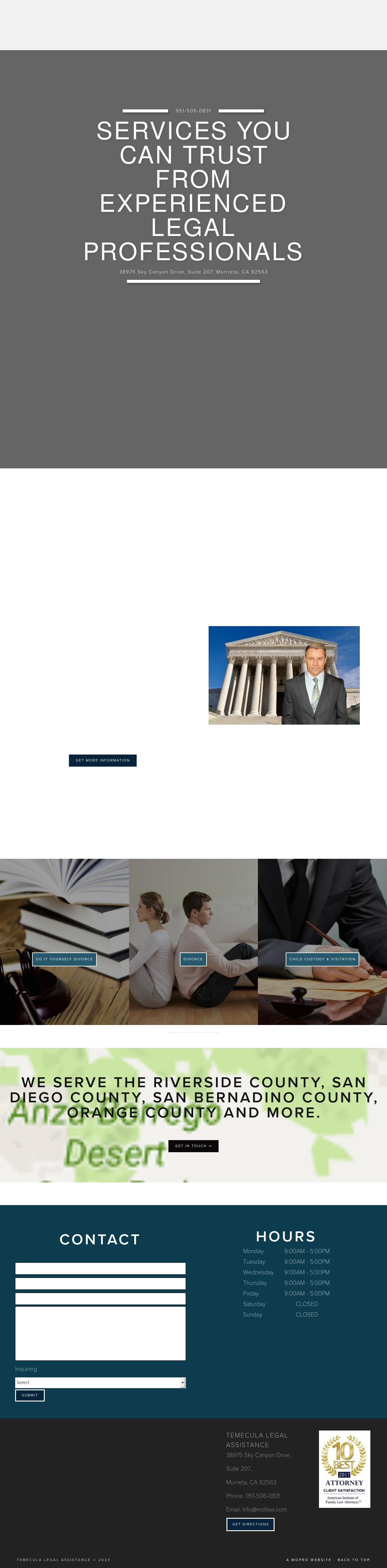 Affordable Legal Assistance - Temecula CA Lawyers
