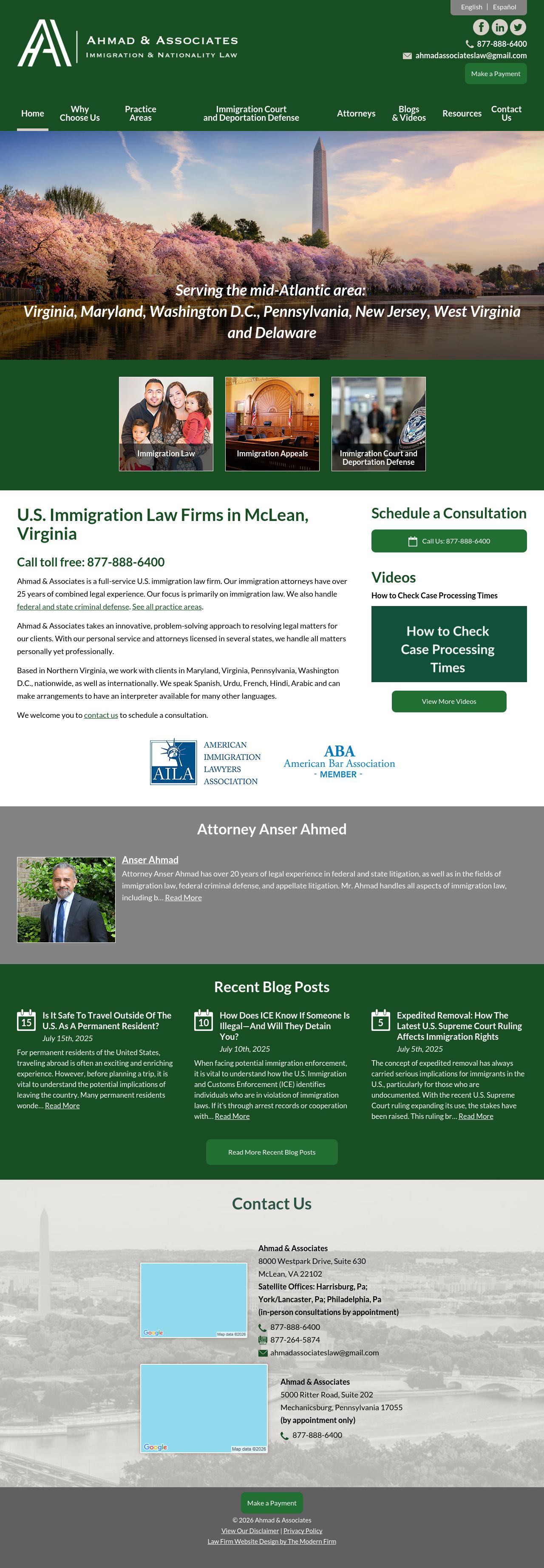 Ahmad & Associates - McLean VA Lawyers