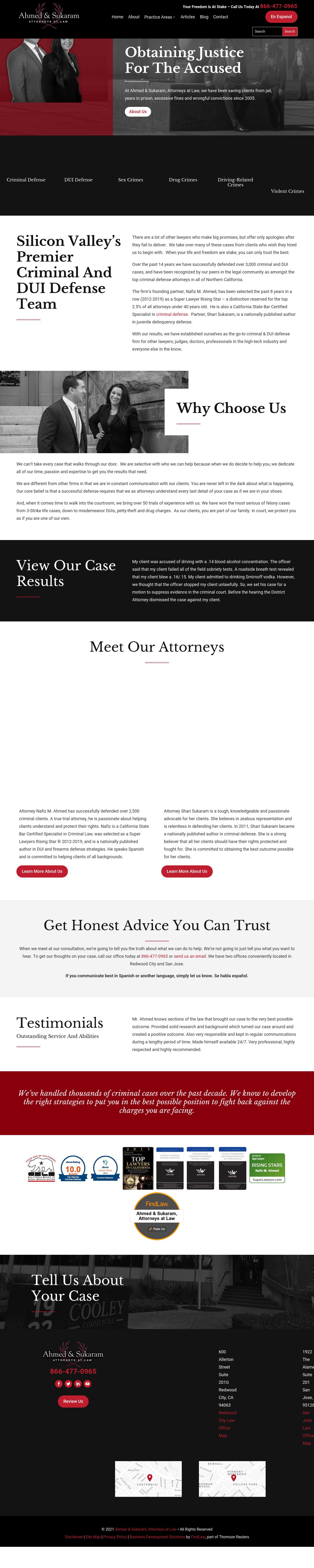 Ahmed & Sukaram, Attorneys at Law - San Jose CA Lawyers