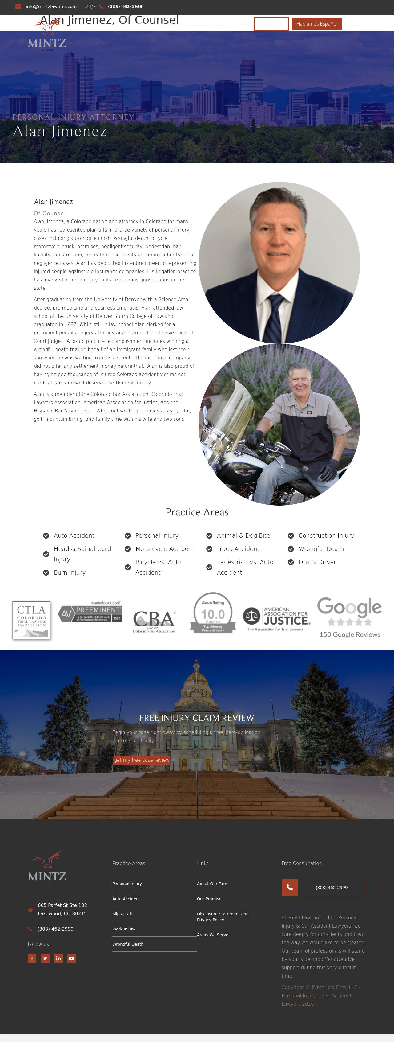 Alan Jimenez - Lakewood CO Lawyers