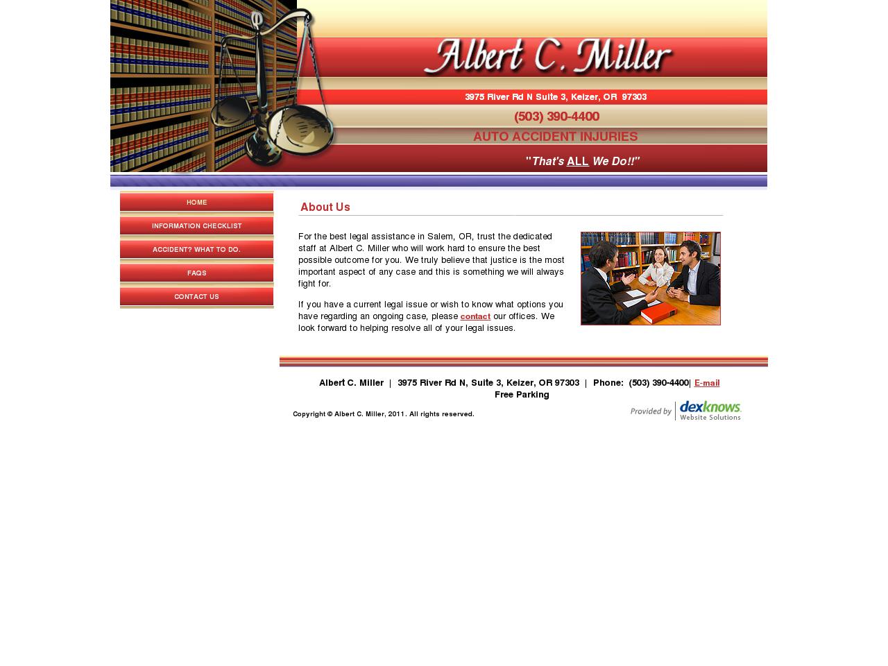 Albert C. Miller, Attorney at Law - Keizer OR Lawyers
