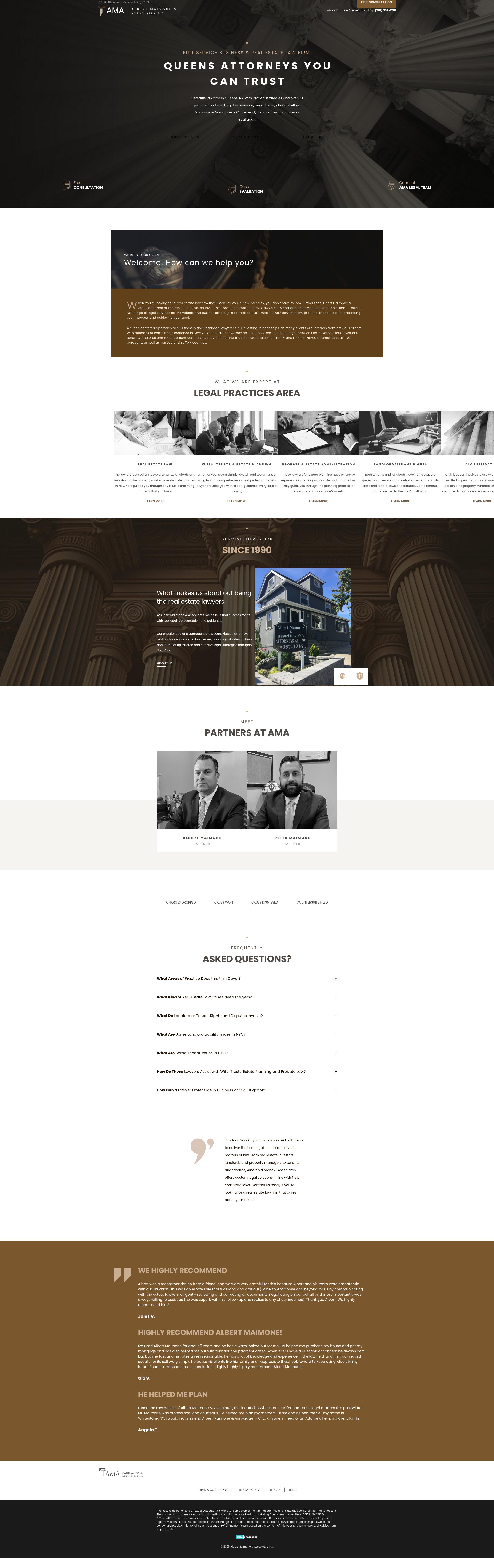 Albert Maimone & Associates PC - Queens NY Lawyers