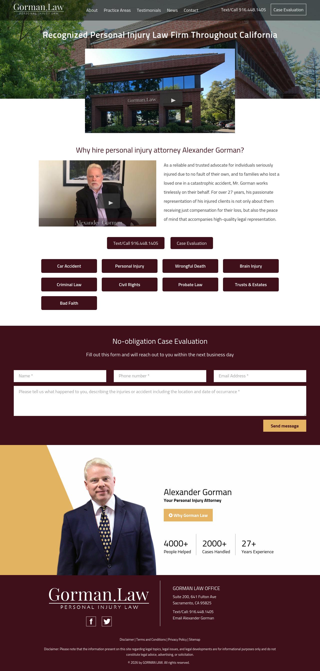 Gorman Law - Sacramento CA Lawyers
