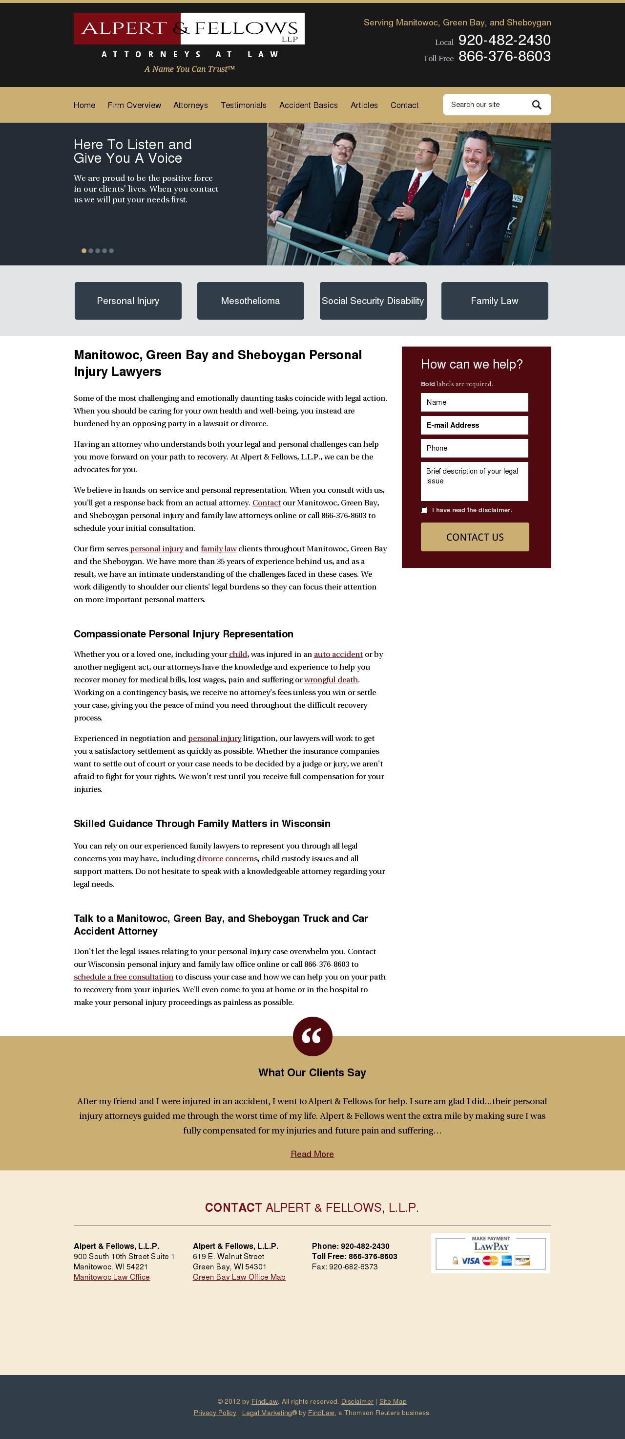 Alpert & Fellows - Green Bay WI Lawyers