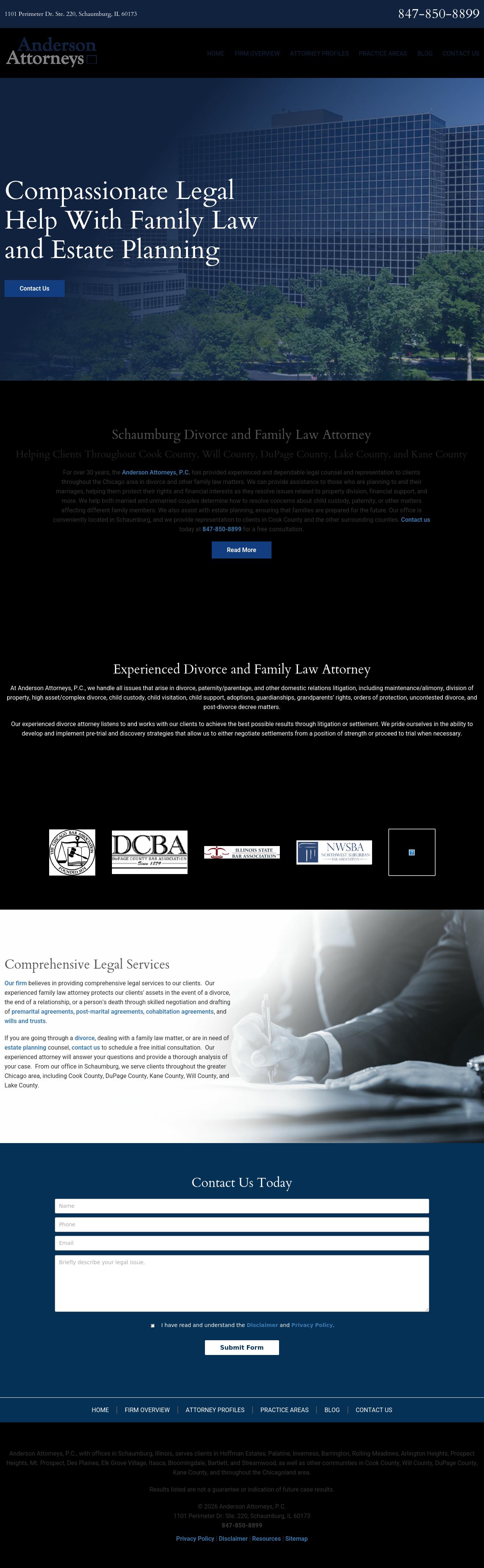 Anderson Attorneys, P.C. - Schaumburg IL Lawyers