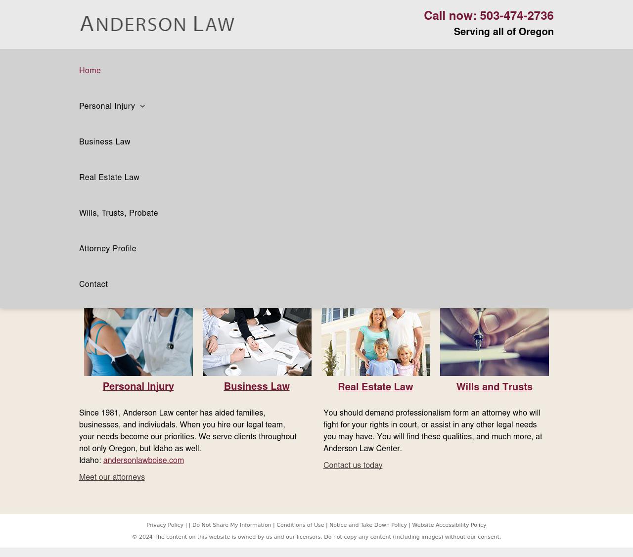 Anderson Law - McMinnville OR Lawyers