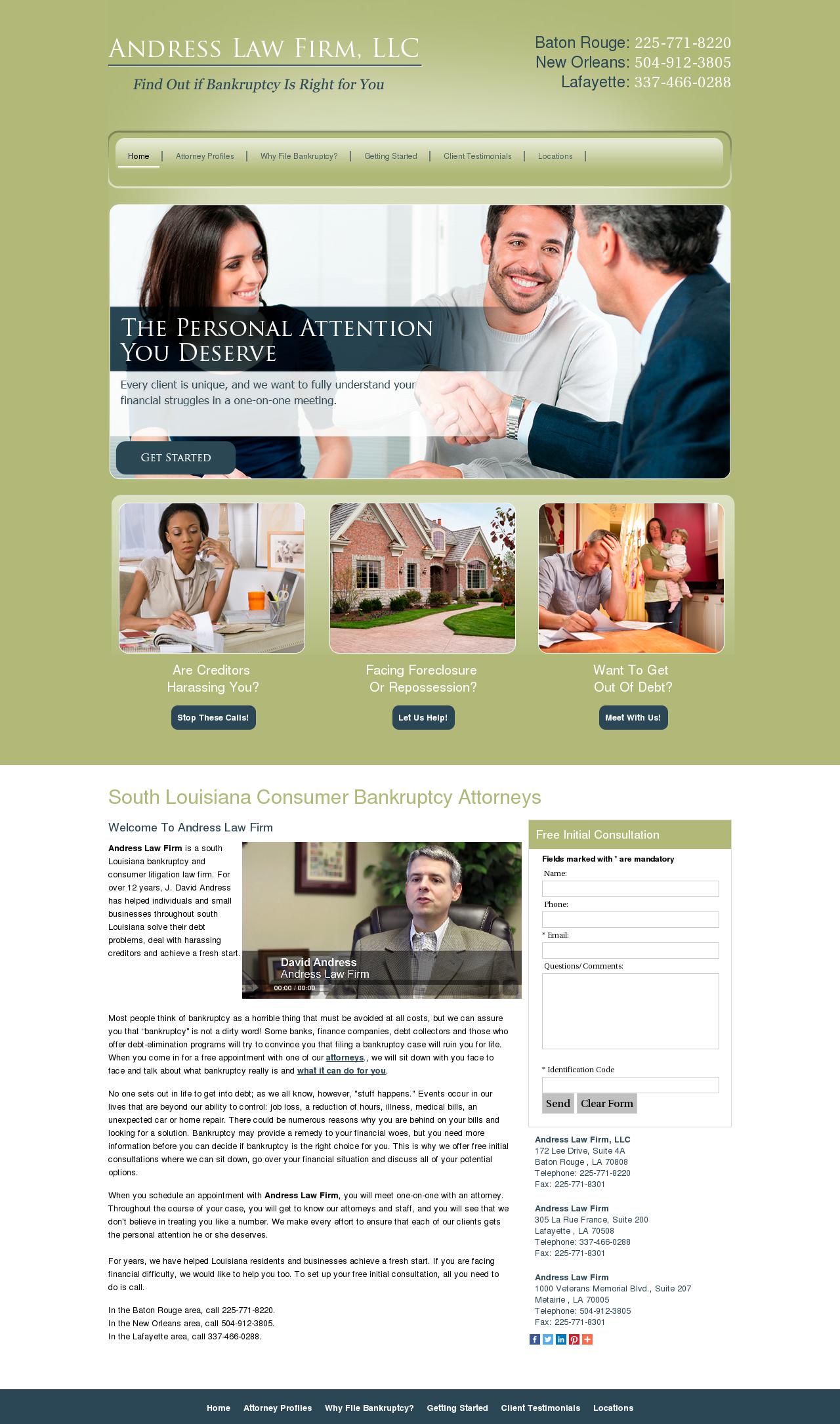 Andress Law Firm - Baton Rouge LA Lawyers