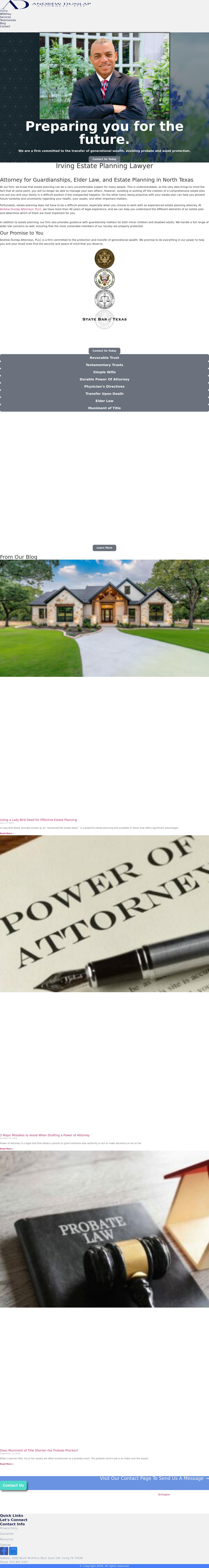 Andrew Dunlap Attorneys, PLLC - Irving TX Lawyers