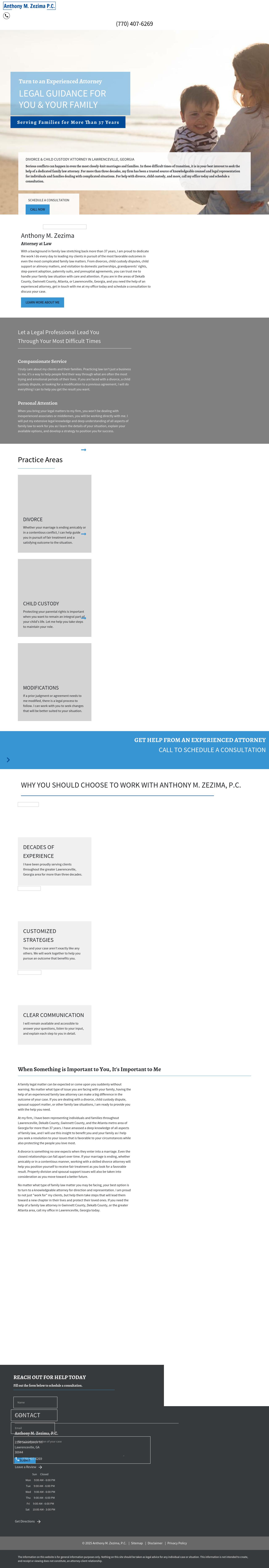 Anthony M. Zezima, P.C. - Atlanta GA Lawyers