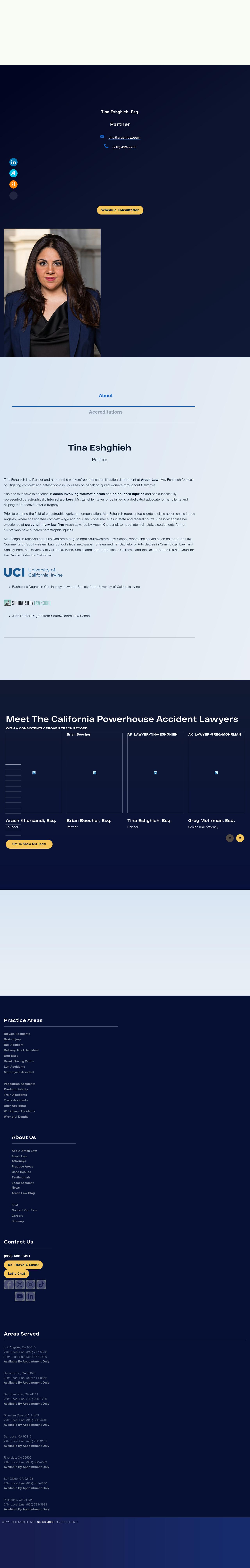 Tina Eshghieh - Los Angeles CA Lawyers