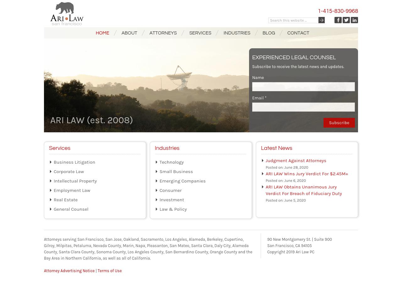 Ari Law PC - San Francisco CA Lawyers