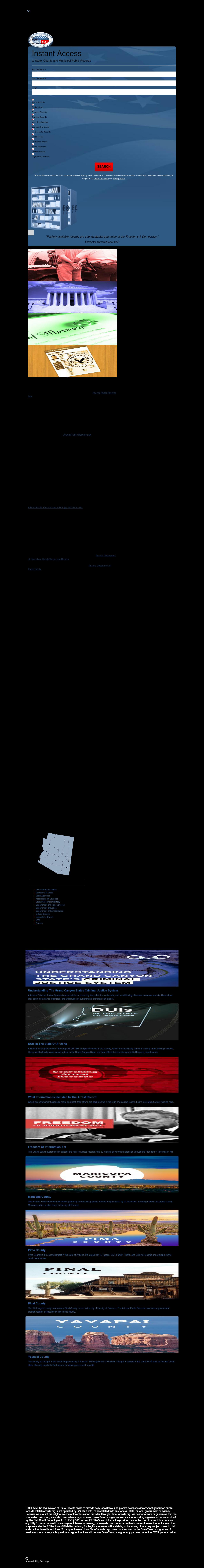 Arizona Public Record - Phoenix AZ Lawyers