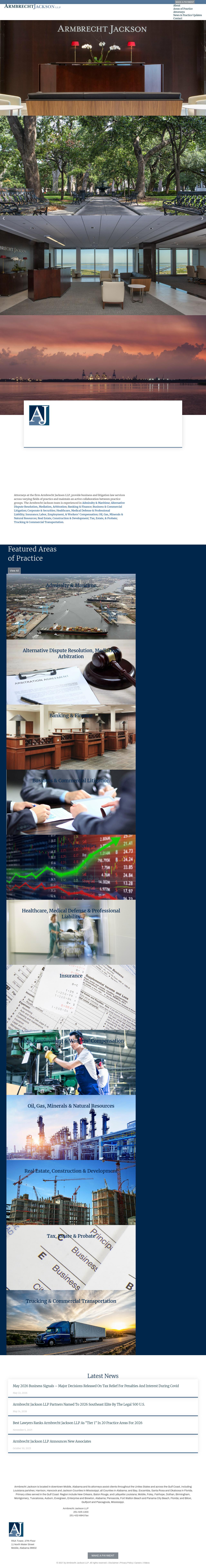 Armbrecht Jackson LLP - Mobile AL Lawyers