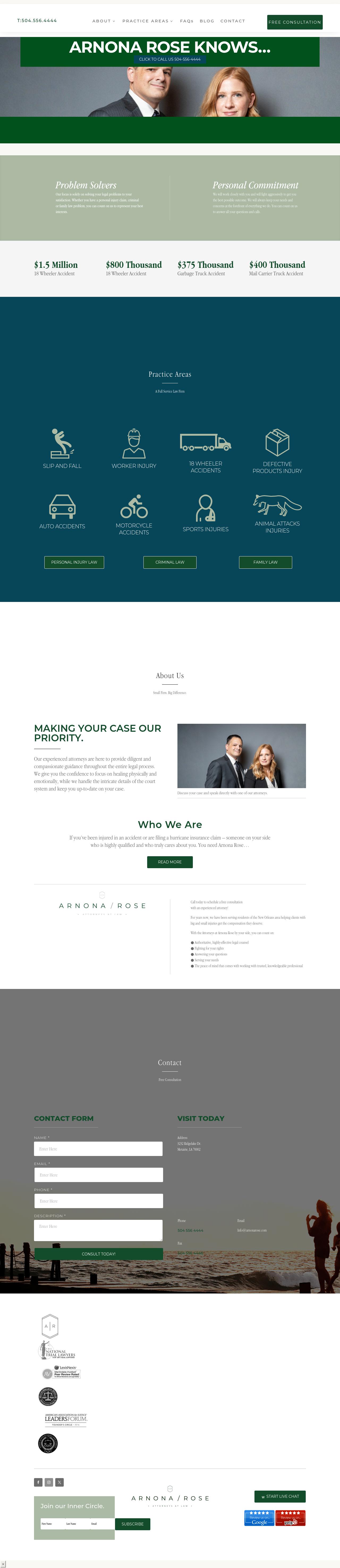 Arnona Rose Attorneys at Law - New Orleans LA Lawyers
