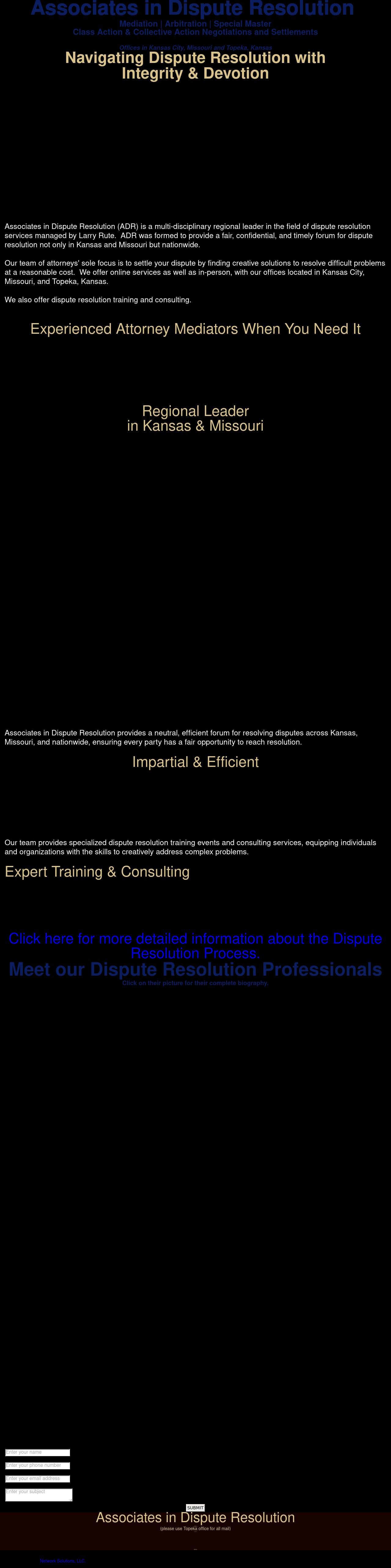 Associates In Dispute Resolution LLC - Topeka KS Lawyers