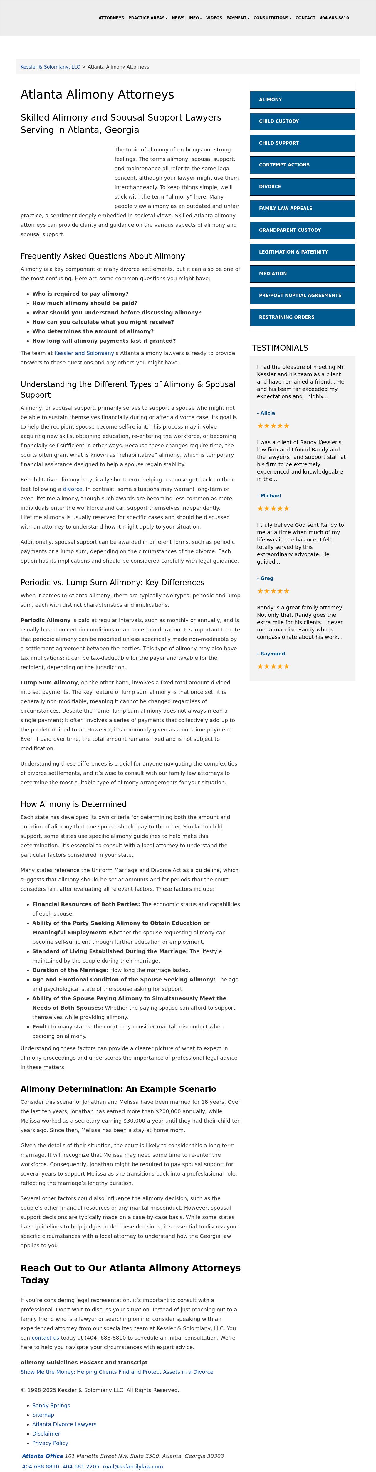 Kessler and Solomiany Family Law Attorneys - Atlanta GA Lawyers