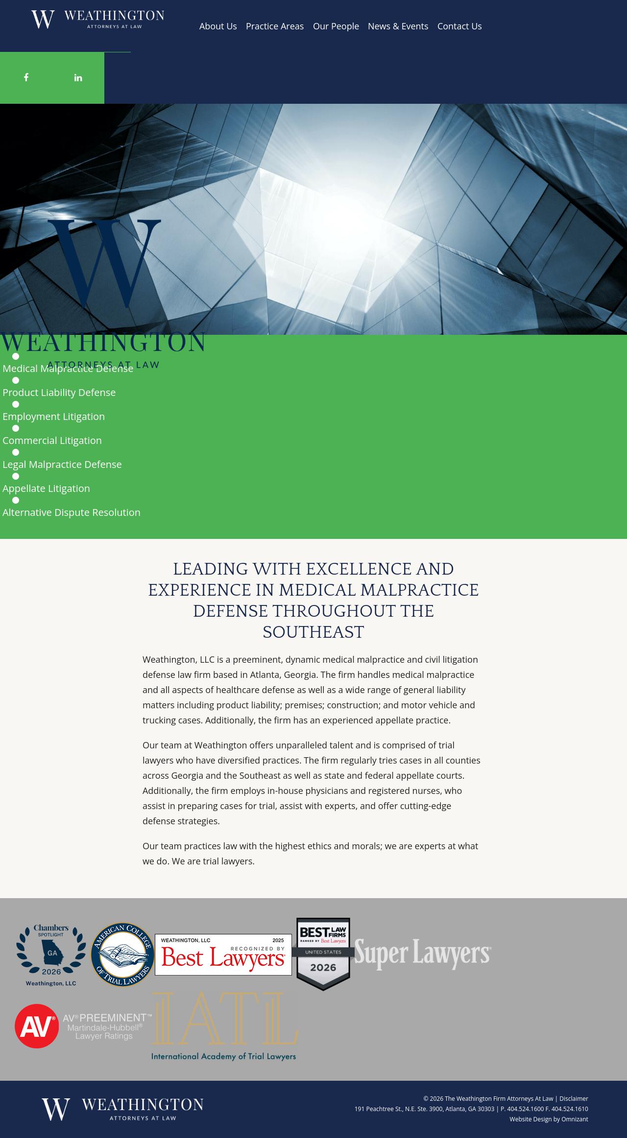 The Weathington Firm Attorneys At Law - Atlanta GA Lawyers
