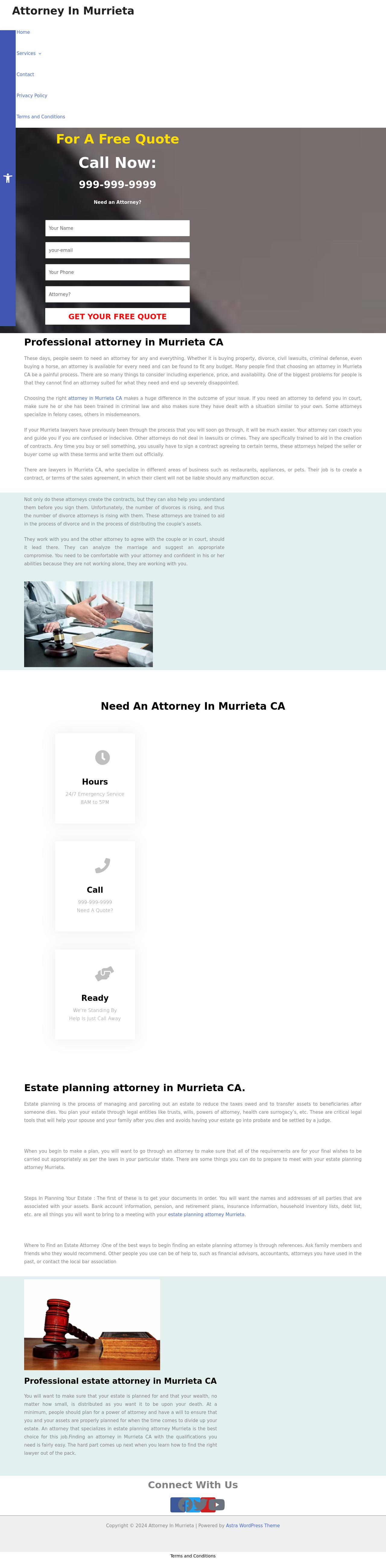 Attorney In Murrieta - Murrieta CA Lawyers