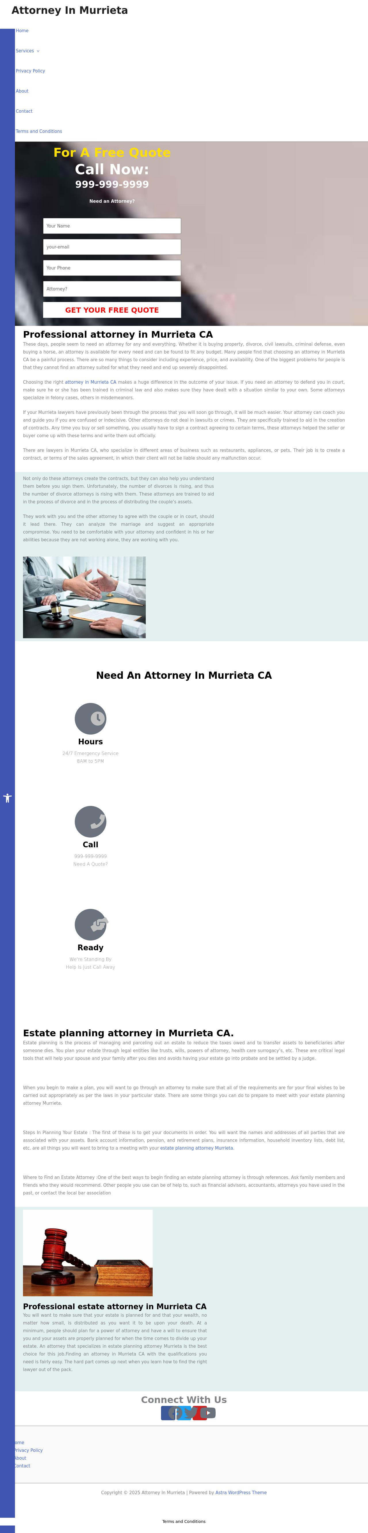 Attorney In Murrieta - Murrieta CA Lawyers