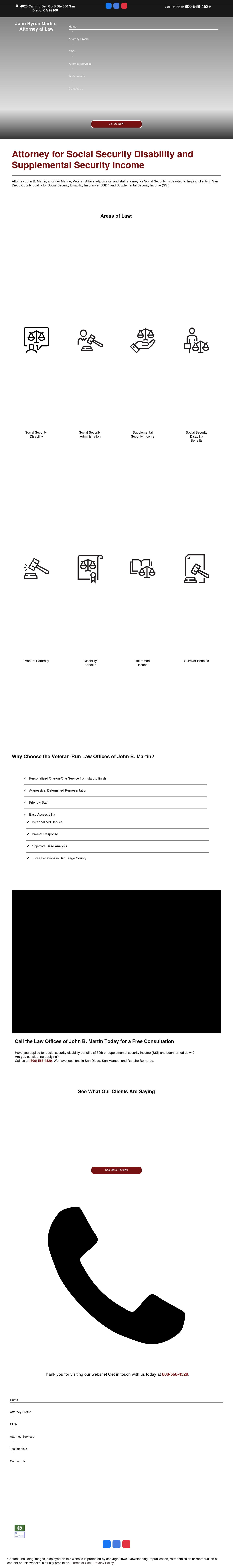 Attorney John B Martin - San Diego CA Lawyers