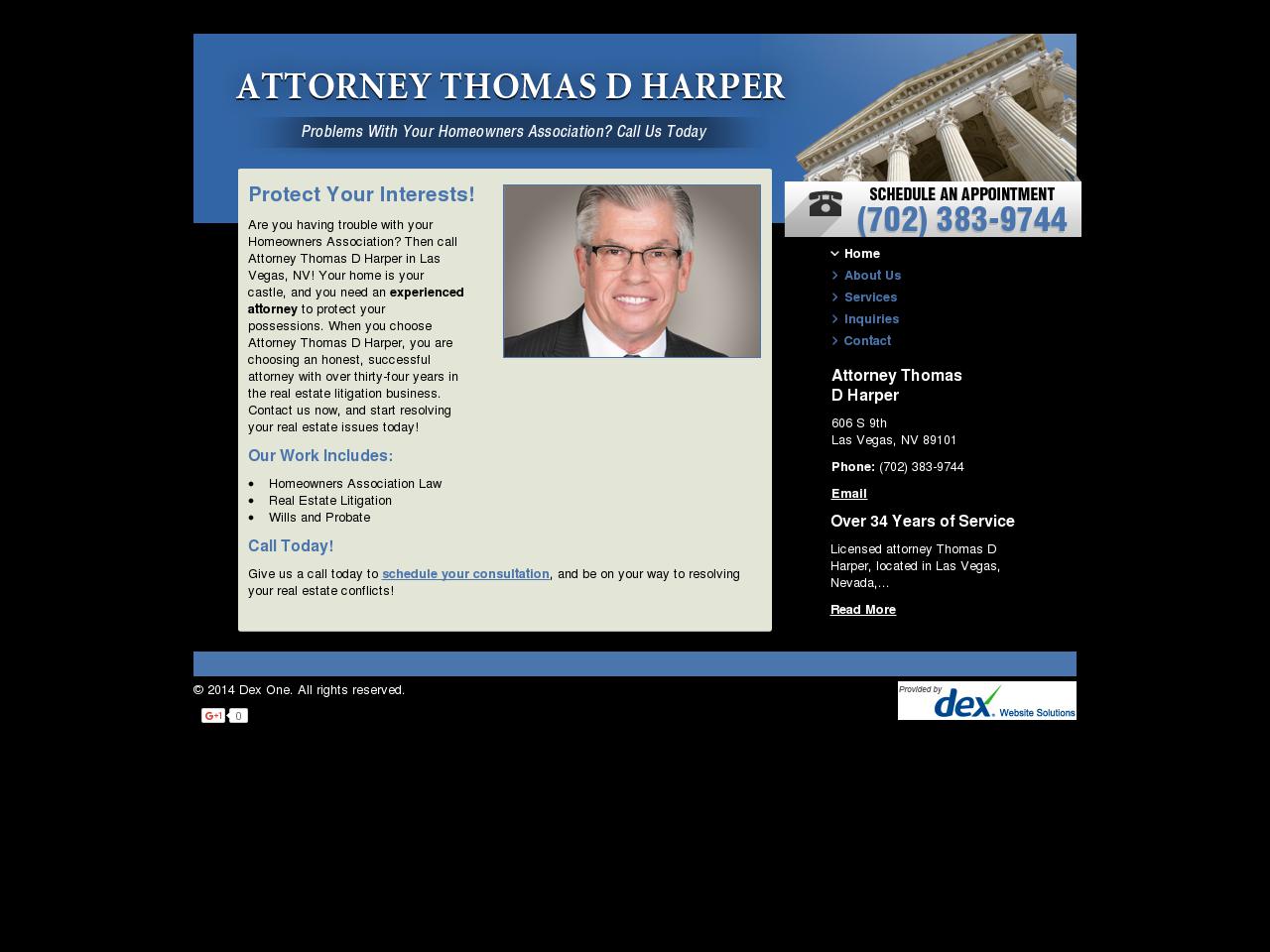 Attorney Thomas D Harper - Las Vegas NV Lawyers