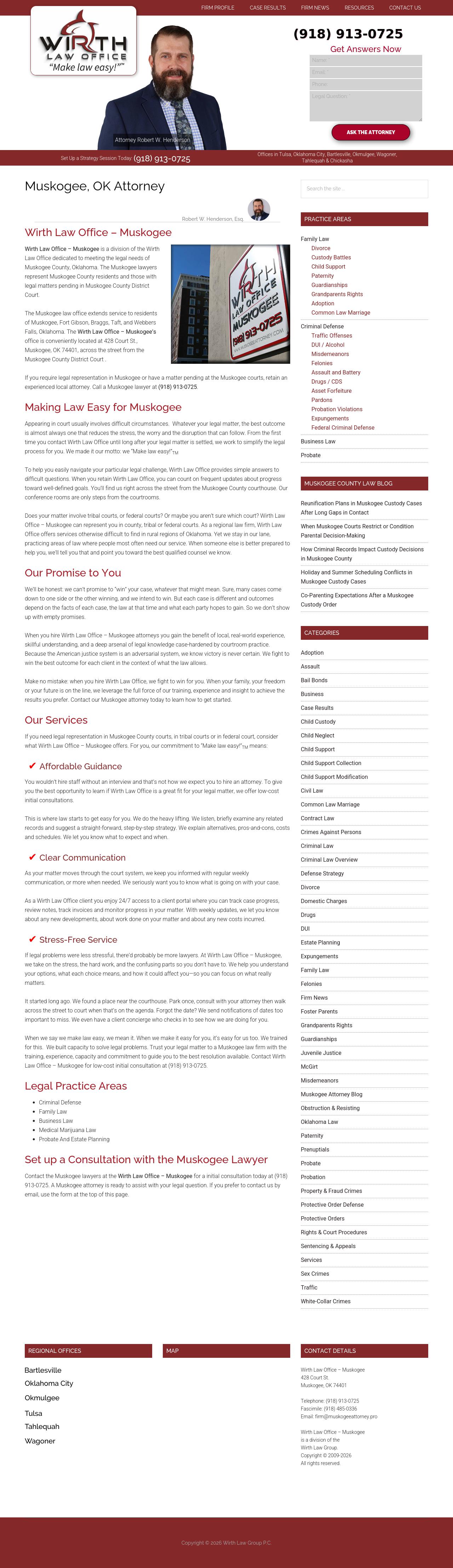 Muskogee Attorney - Muskogee OK Lawyers