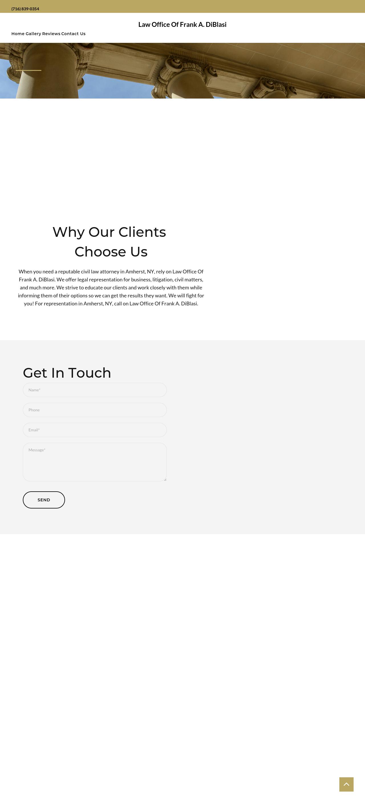 Law Office Of Frank A. DiBlasi - Amherst NY Lawyers