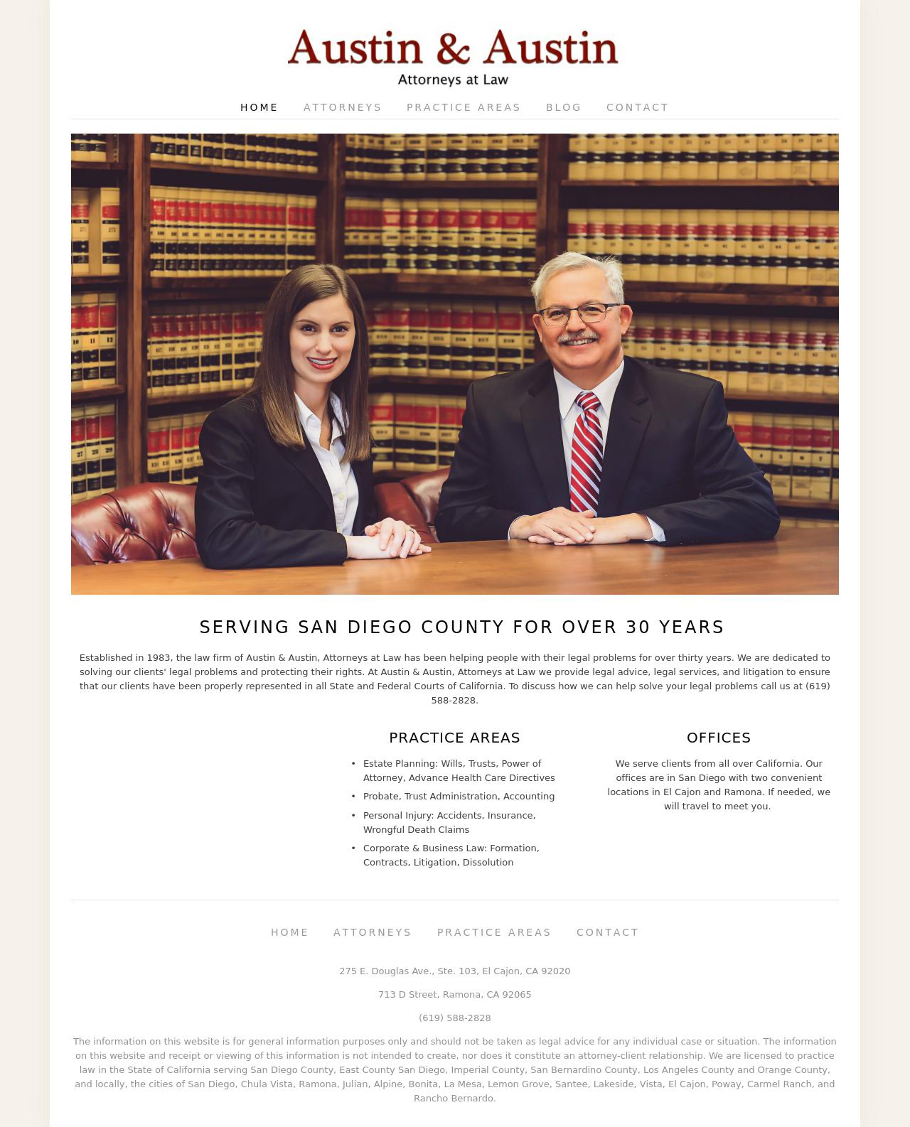 Austin & Austin - El Cajon CA Lawyers